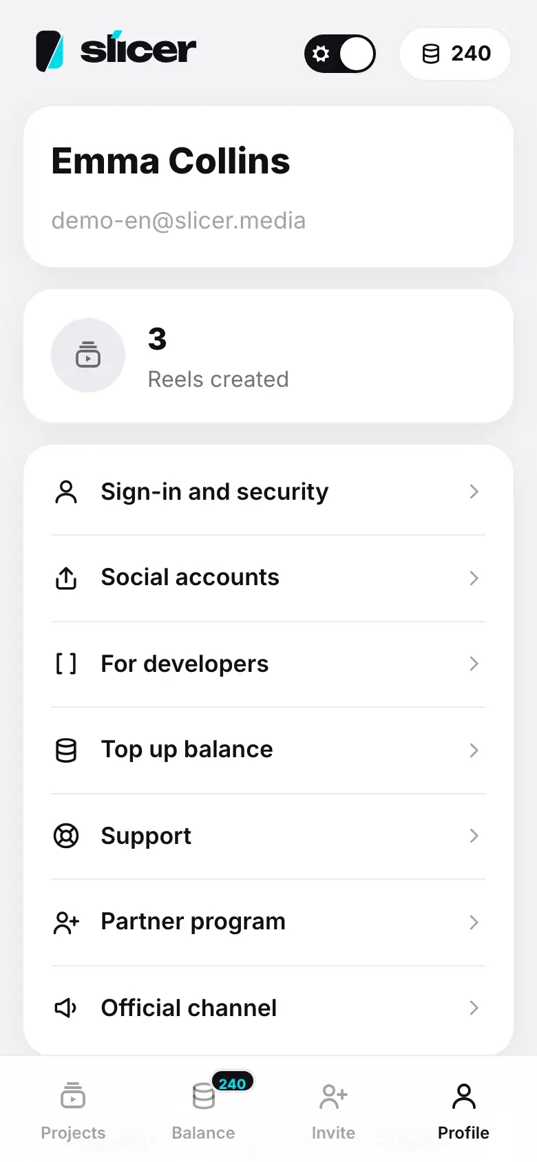 iPhone demo: Step 1 of 5