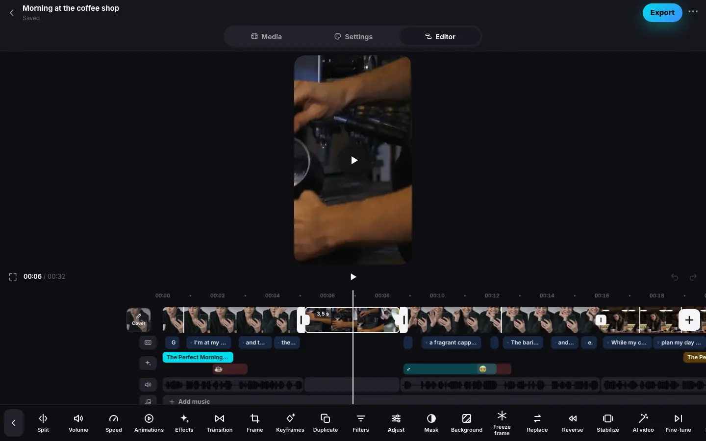 Browser demo: Step 1 of 4
