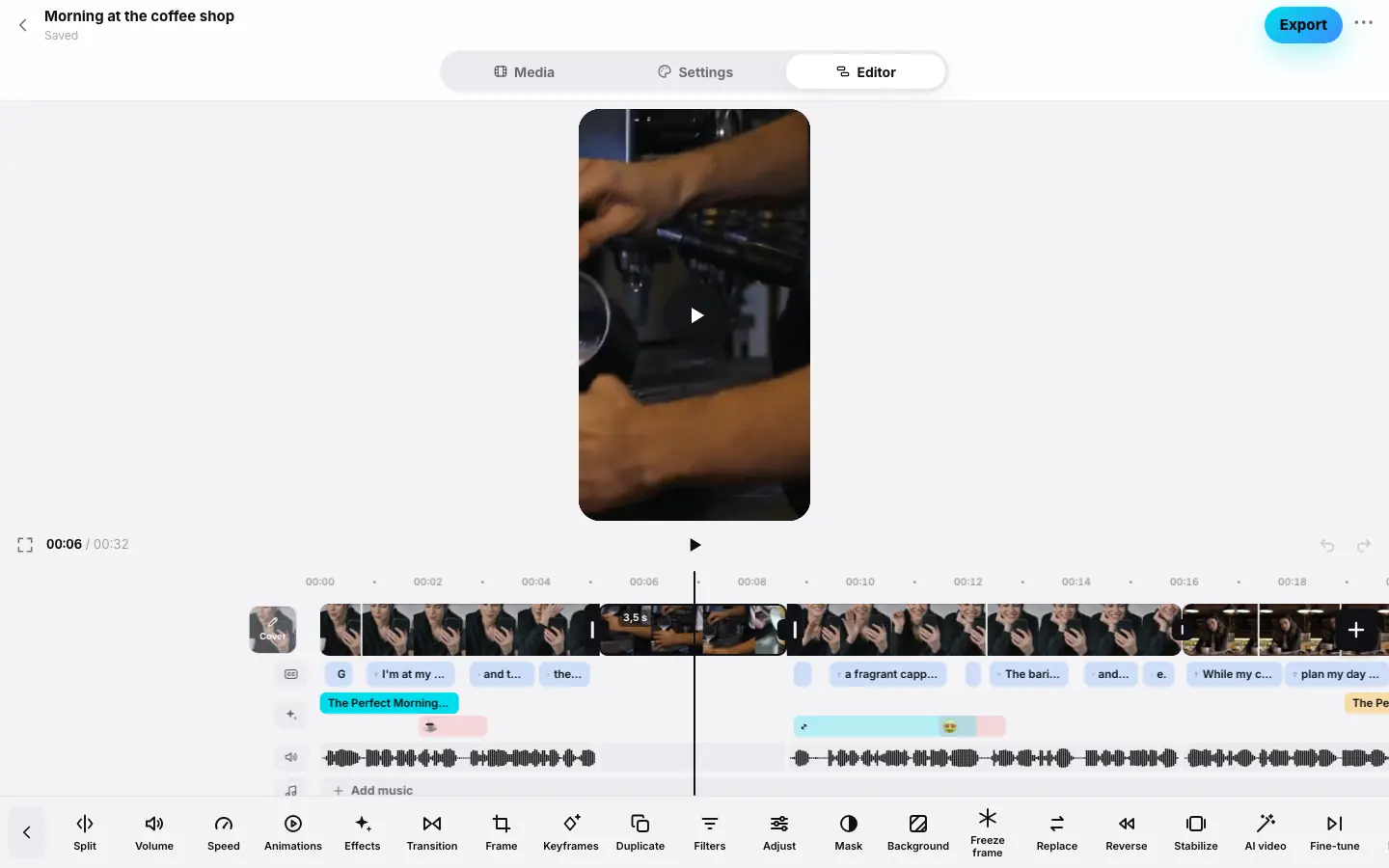 Browser demo: Step 1 of 4