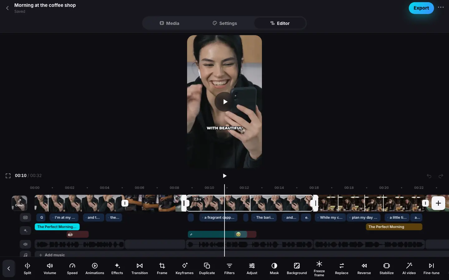 Browser demo: Step 1 of 7