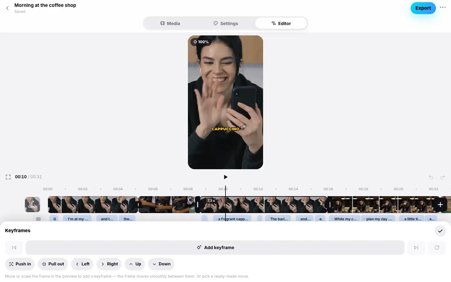 Browser demo: Step 1 of 5
