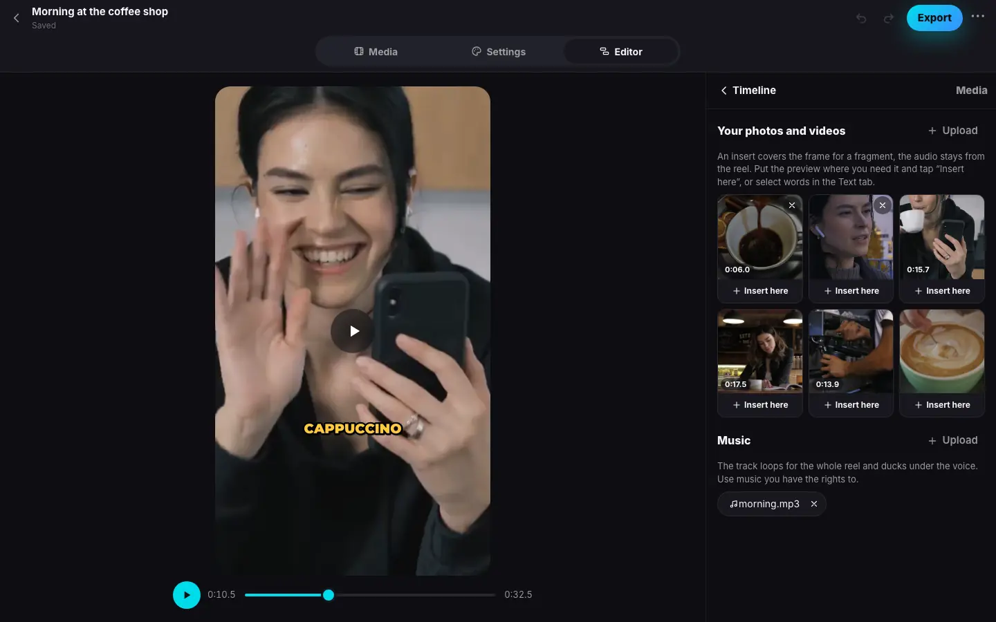 Browser demo: Step 1 of 6
