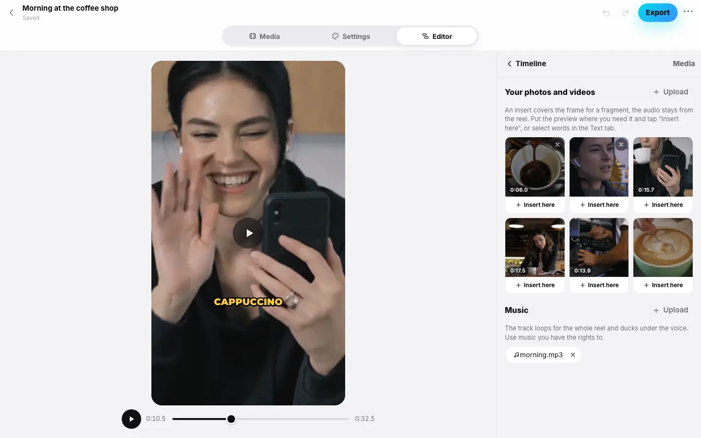 Browser demo: Step 1 of 6