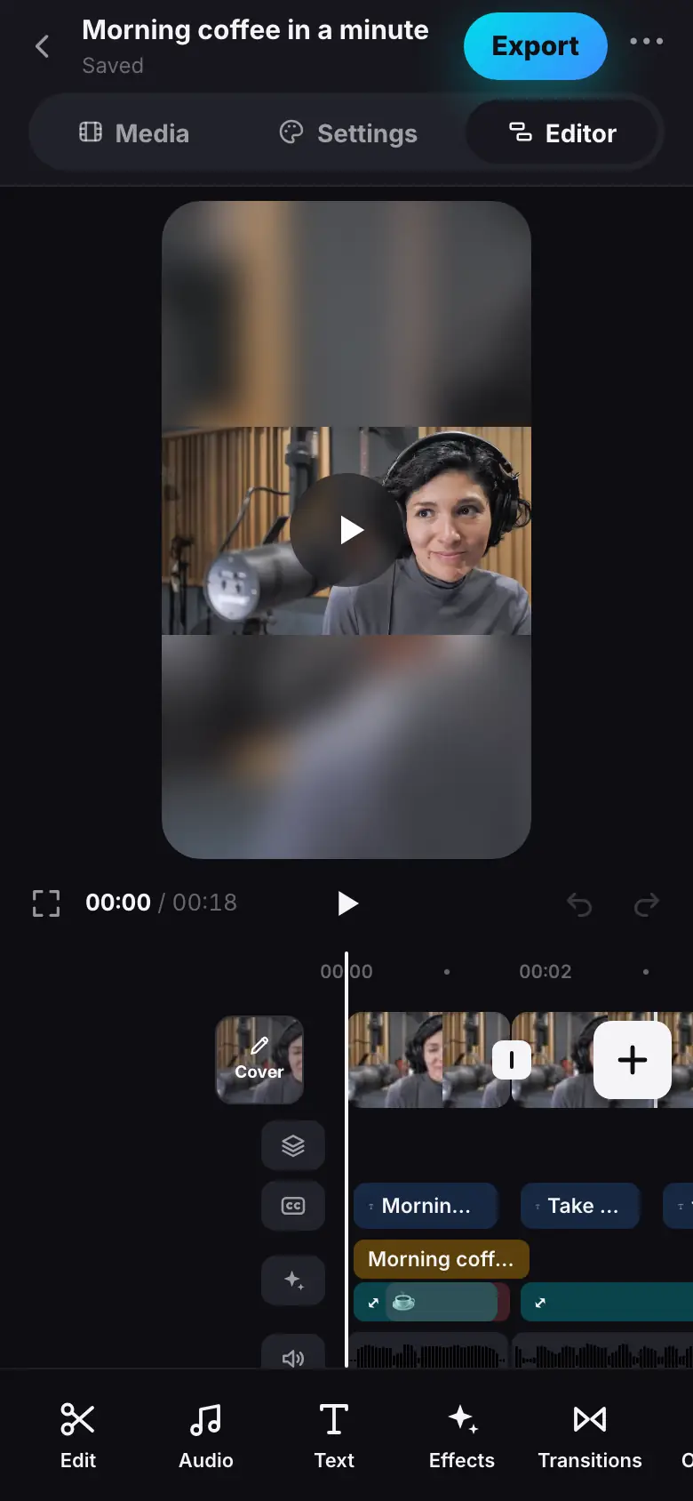 iPhone demo: Step 1 of 6