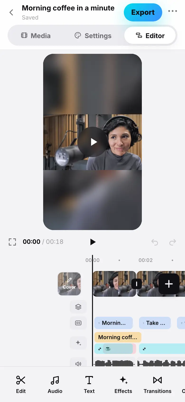 iPhone demo: Step 1 of 6