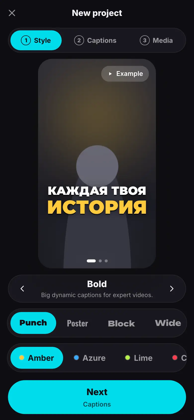 iPhone demo: Step 1 of 6