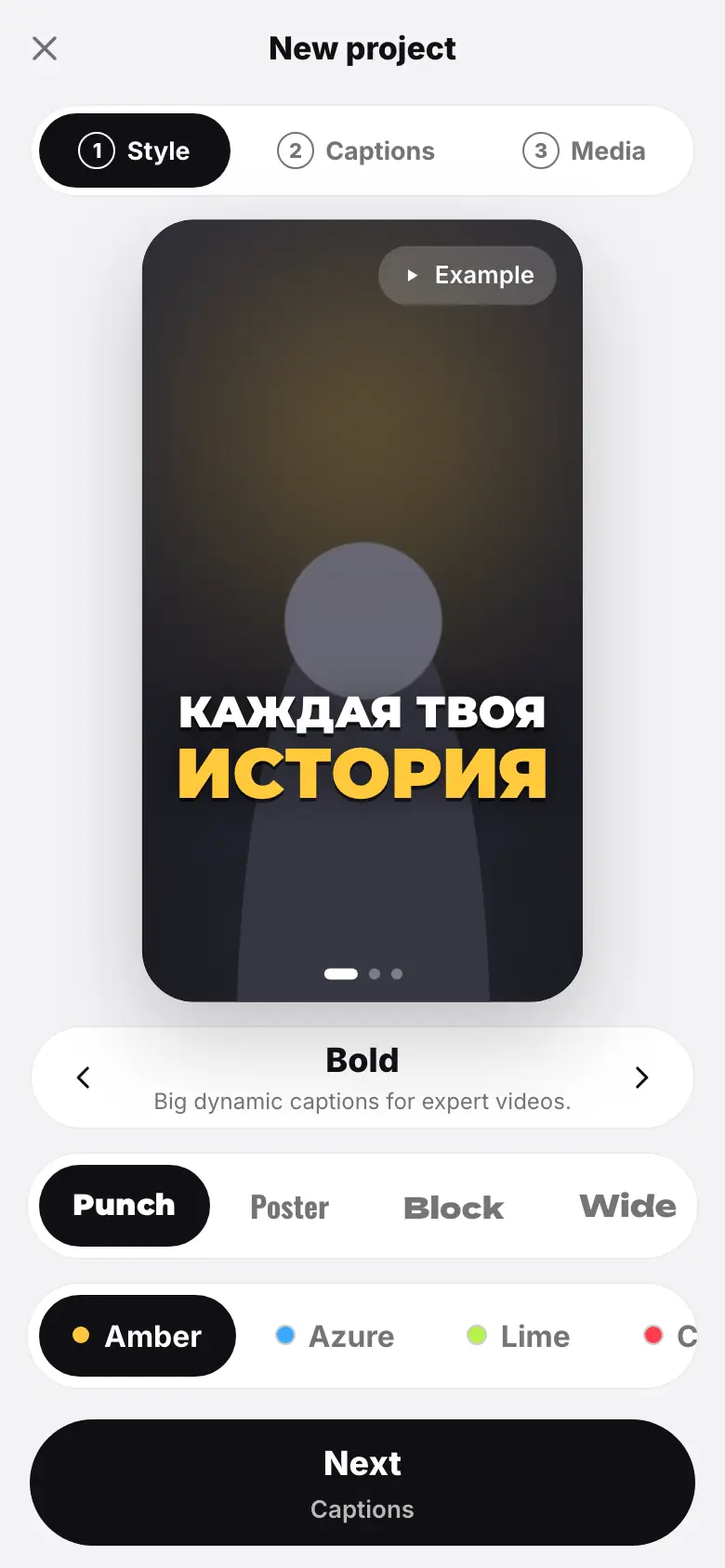 iPhone demo: Step 1 of 6